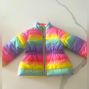 Toddler Girls Puffer Jacket 2T